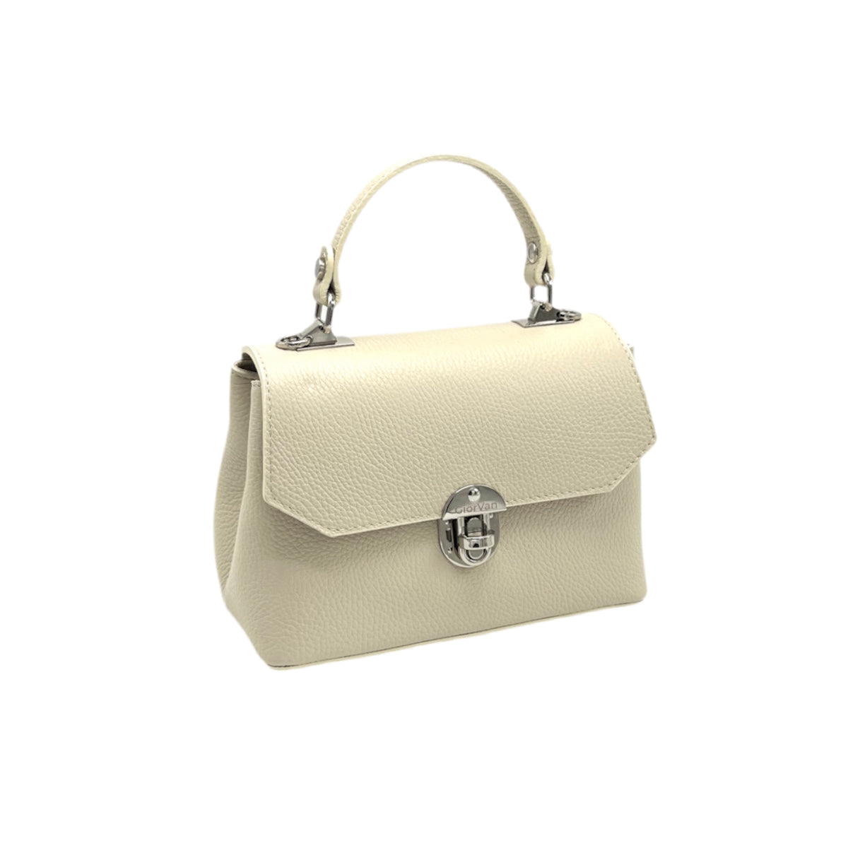 Genuine leather shoulder bag, Made in Italy, art. 112432GV