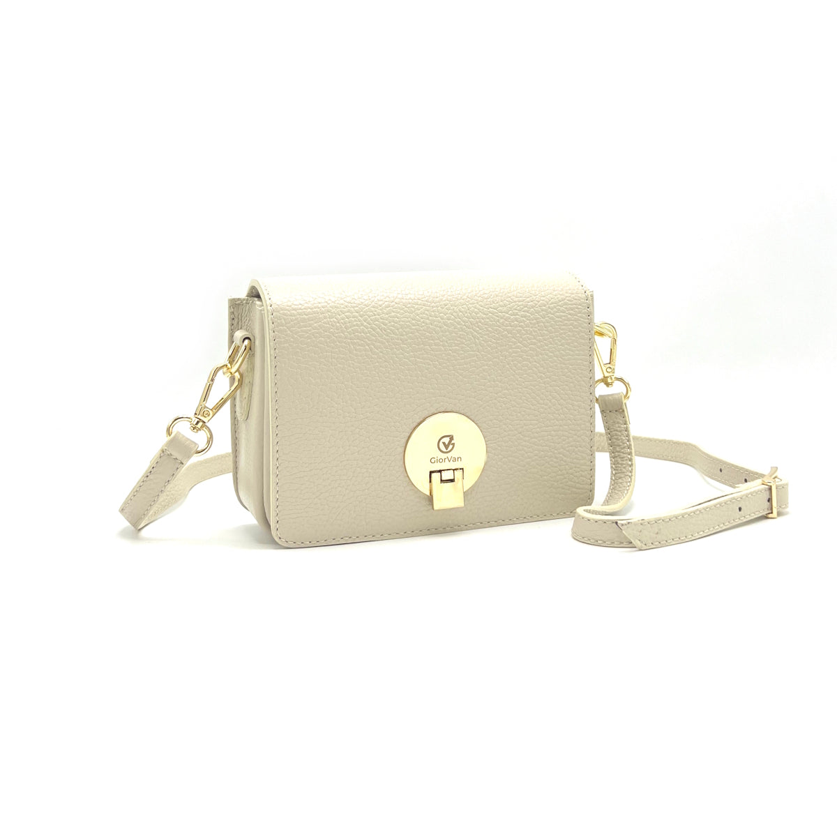 Genuine leather shoulder bag, Made in Italy, art. 112438GV