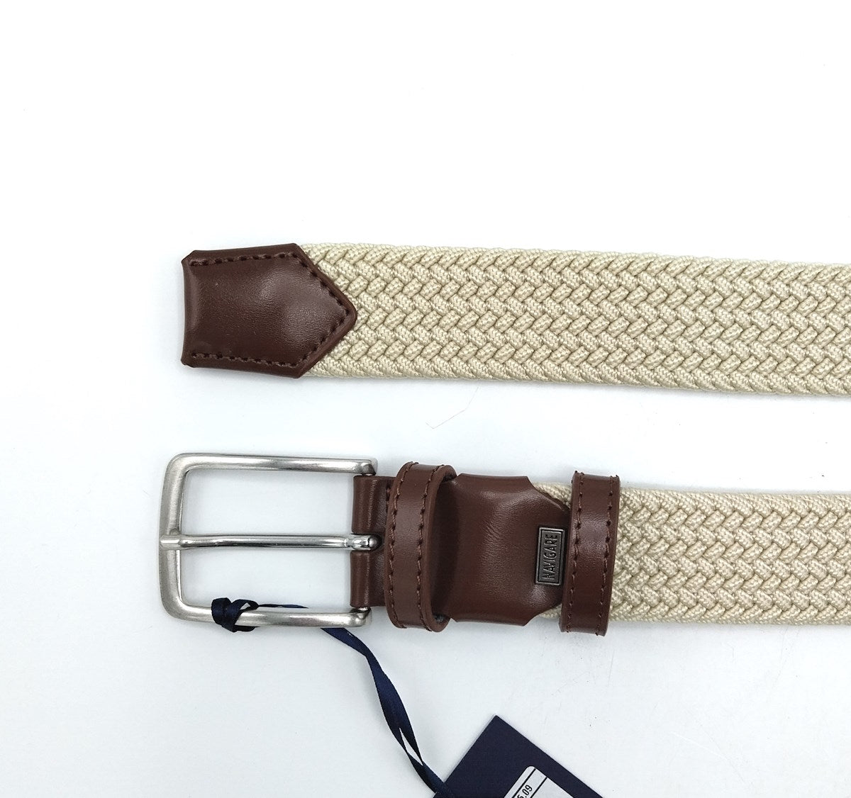 Genuine leather elastic belt, Made in Italy, Navigare, art. A3077/35