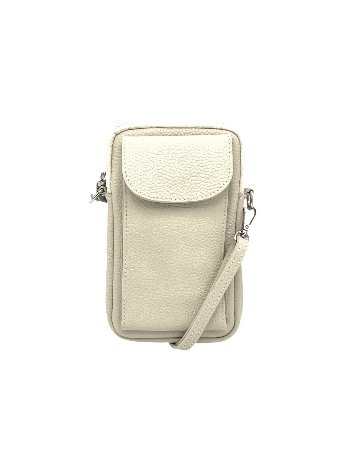 Women's Genuine Leather Crossbody Phone Bag, Made in Italy, art. 112585New