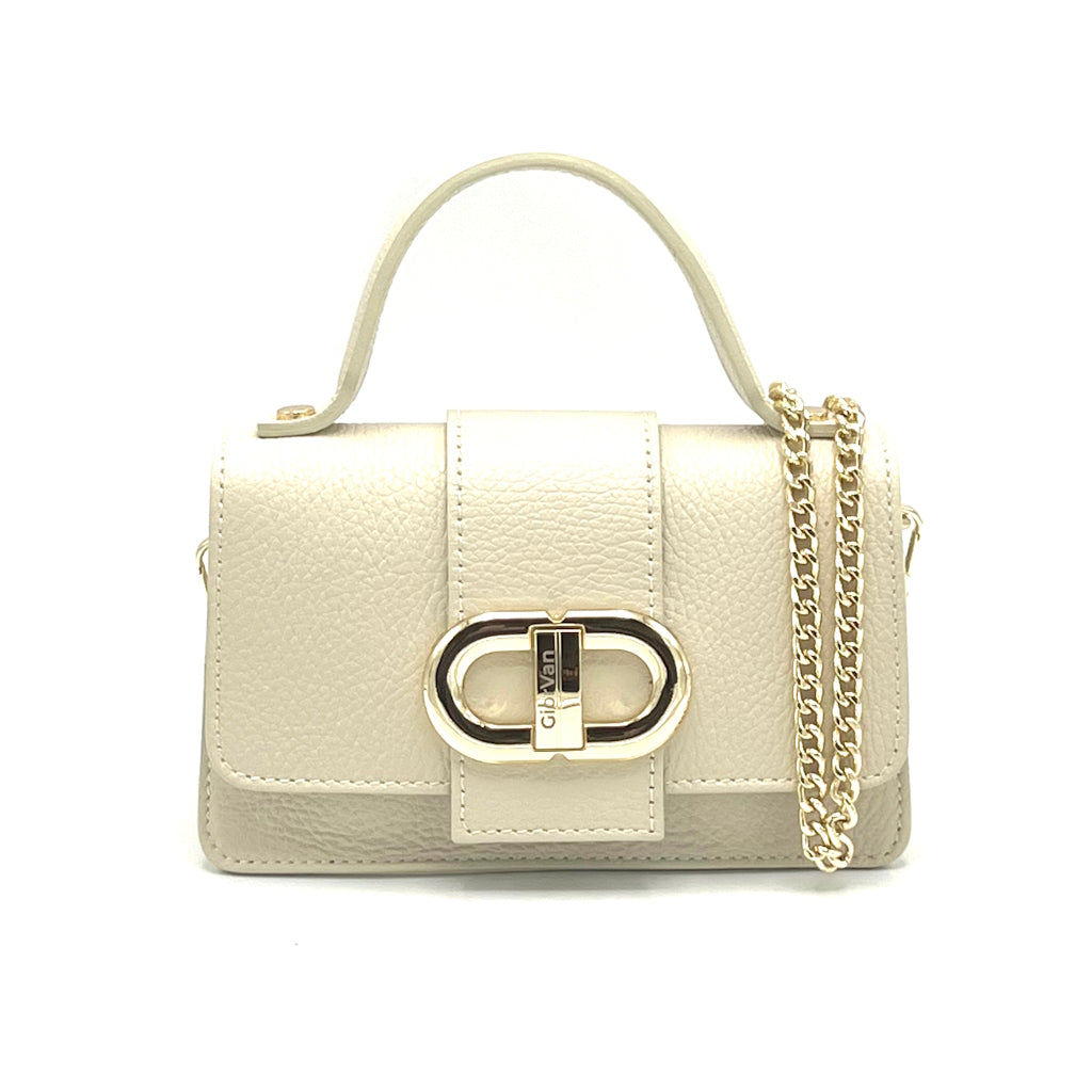 Genuine leather clutch bag, Mini size, Made in Italy, art. 112413GV