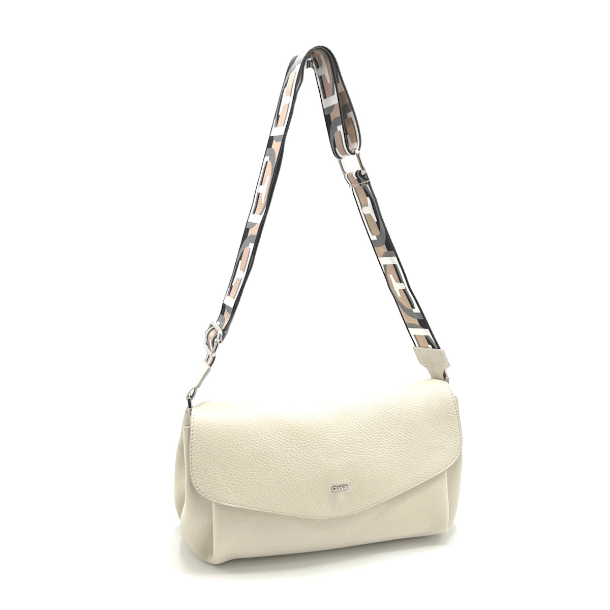 Genuine leather shoulder bag, Made in Italy, art. 112485GV