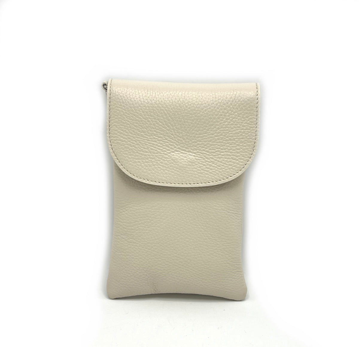 Porta cellulare in vera pelle, Made in Italy, art. 112556