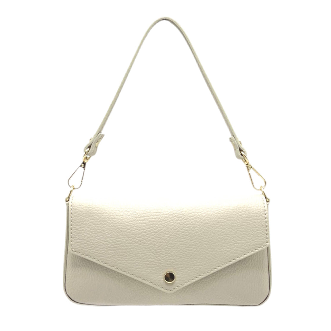 Small genuine leather shoulder bag, Made in Italy, art. 112489