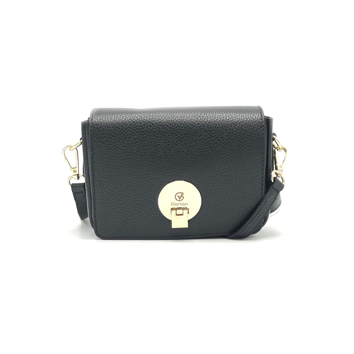 Genuine leather shoulder bag, Made in Italy, art. 112438GV