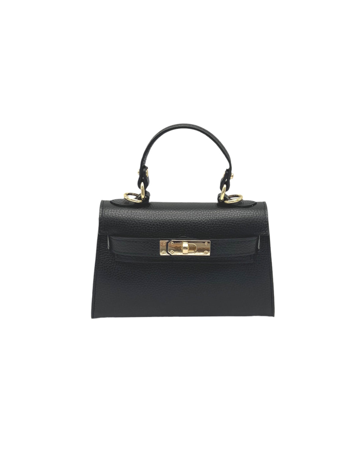 Genuine Leather Shoulder Bag, Made in Italy, art. 112609