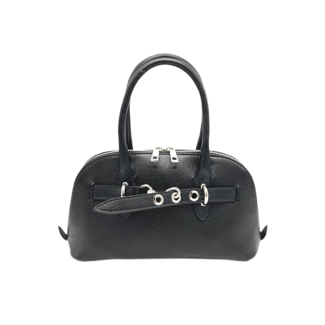 Genuine leather shoulder bag, Made in Italy, art. 112547