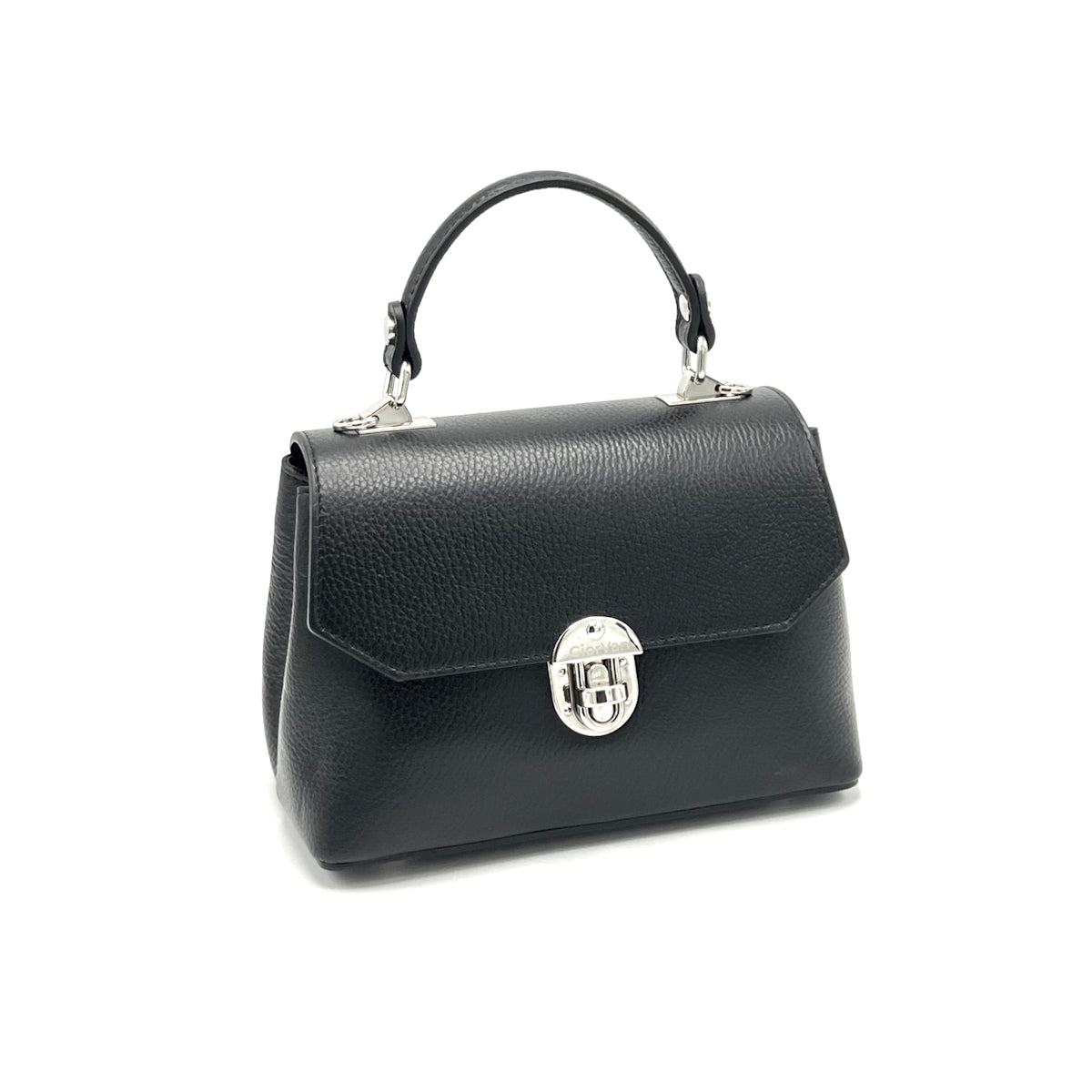 Genuine leather shoulder bag, Made in Italy, art. 112432GV