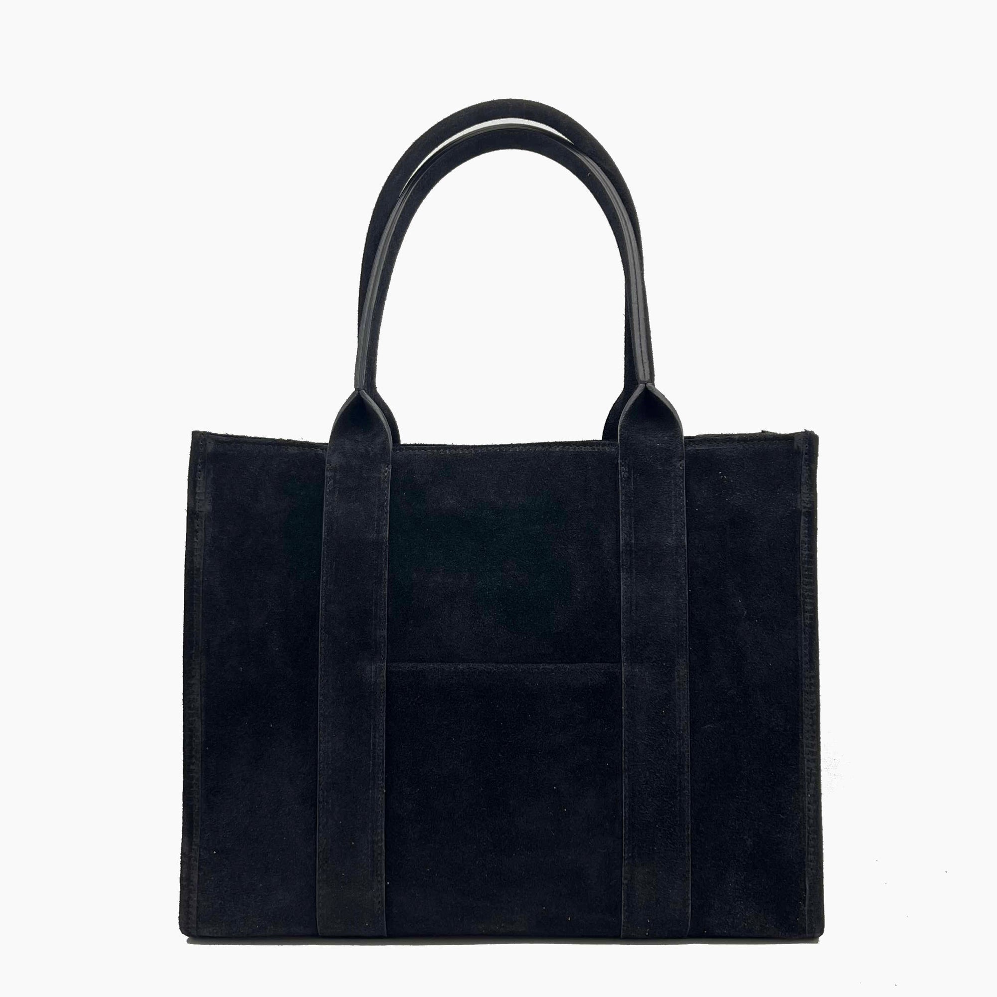 Suede leather tote bag, Made in Italy, art. 112578