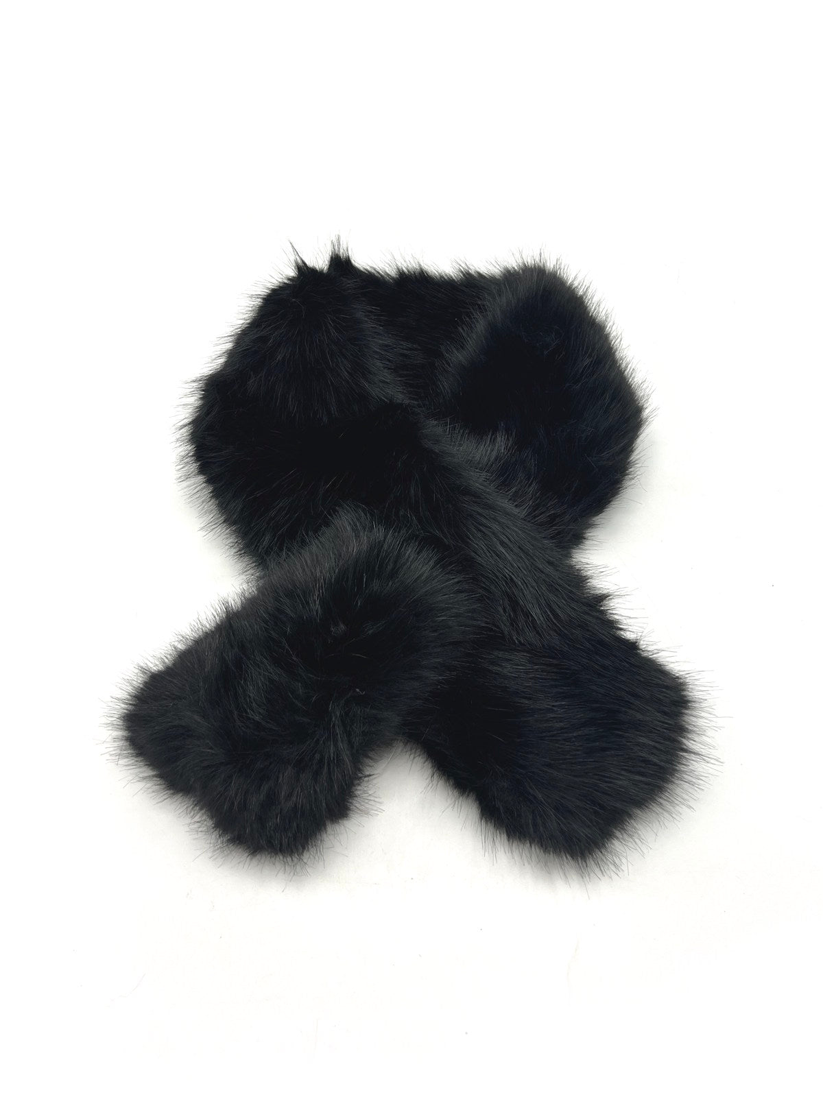 Plush Faux Fur Crossover Scarf, Fall/Winter, Art. XY-11.532