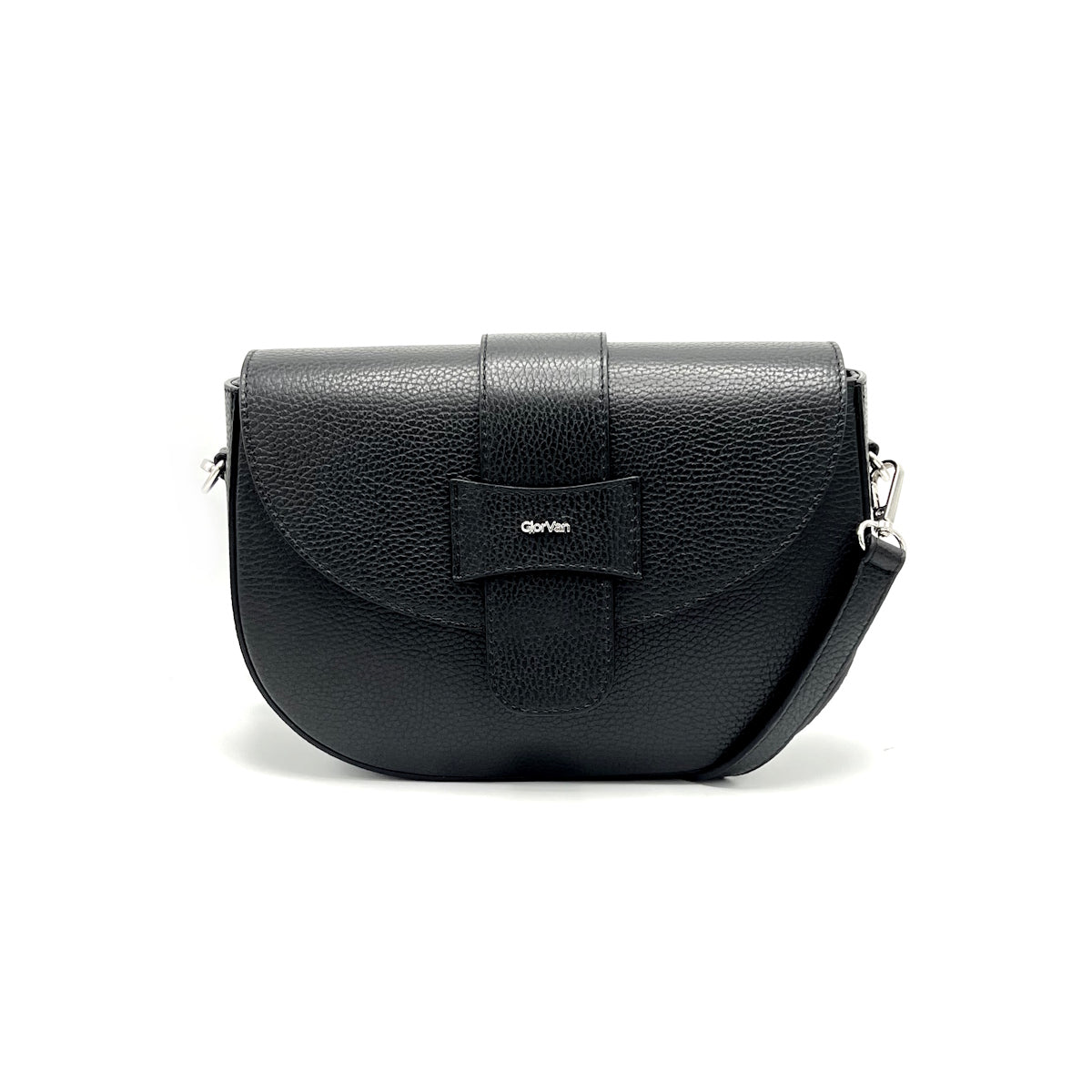 Genuine leather shoulder bag, Made in Italy, art. 112430GV