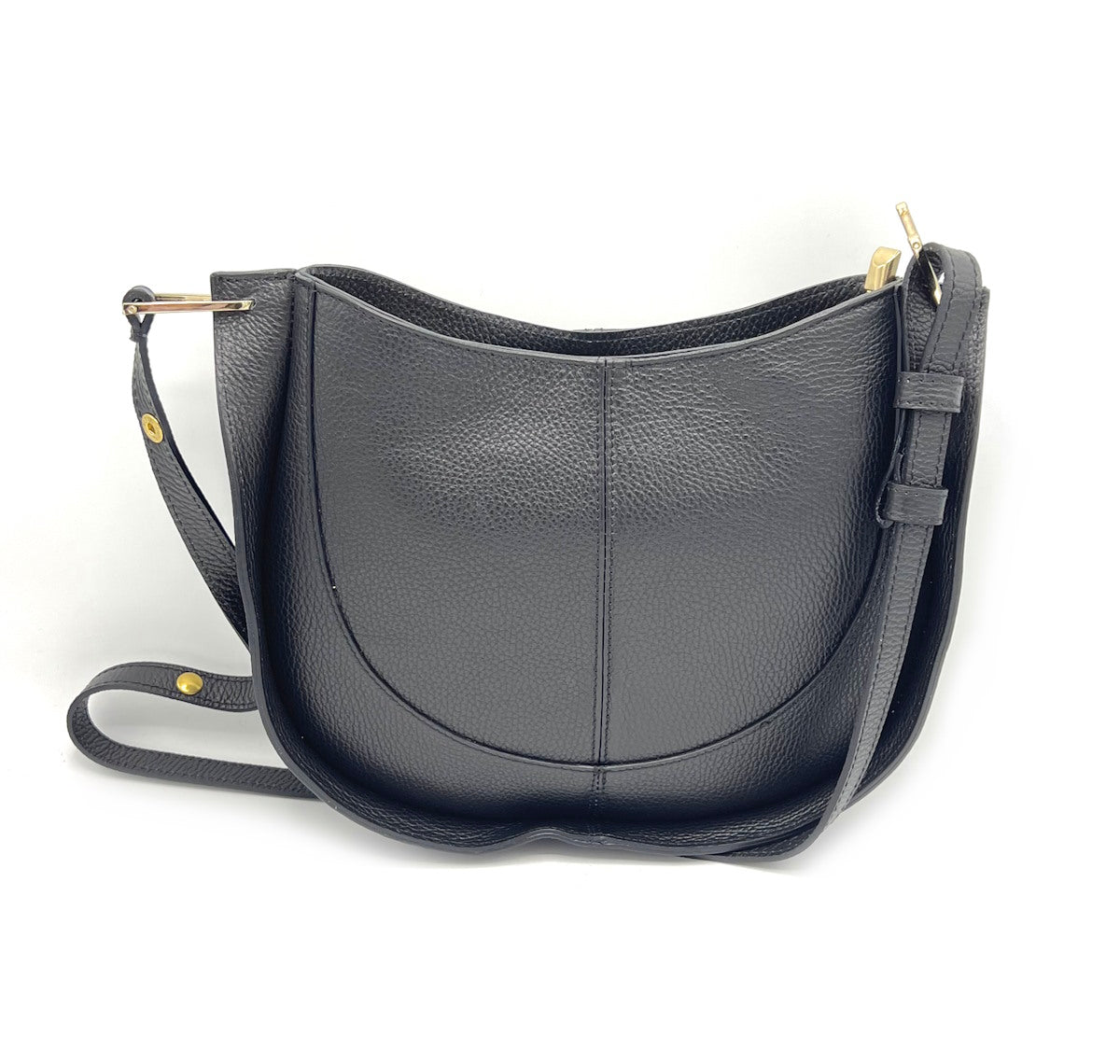 Genuine leather shoulder bag, Made in Italy, art. 112555
