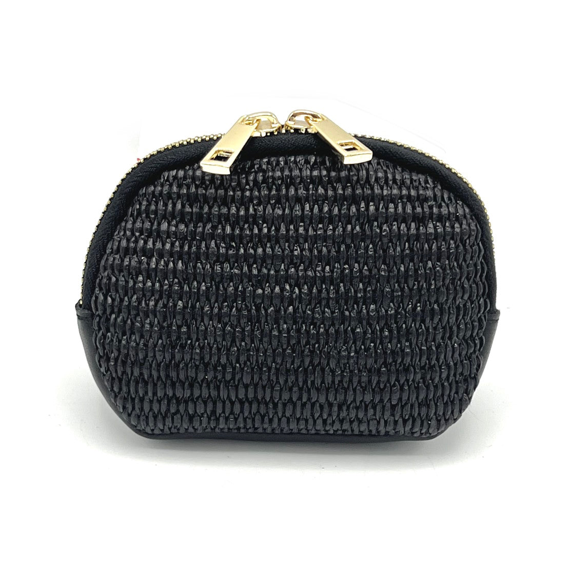Summer collection, genuine leather and straw purse, art. PO01