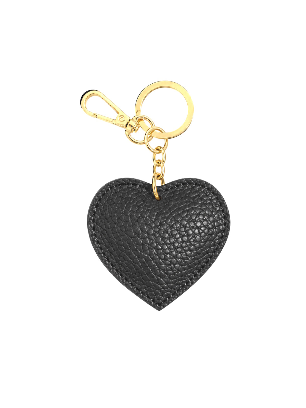 Genuine Leather Heart Keychain & Bag Charm, art. PO08