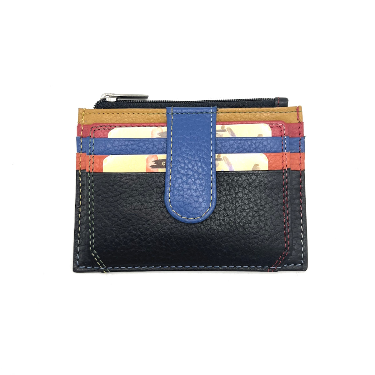 Portafoglio in vera pelle, colore arcobaleno, art. PFU33.392