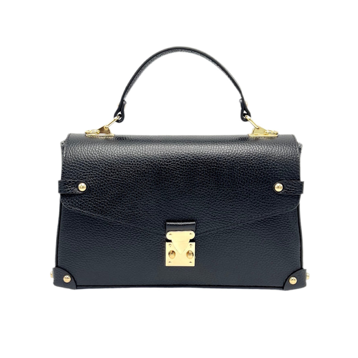 Genuine leather shoulder bag, Made in Italy, art. 112639