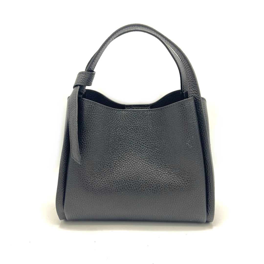 Genuine leather handbag, Made in Italy, art. 112551