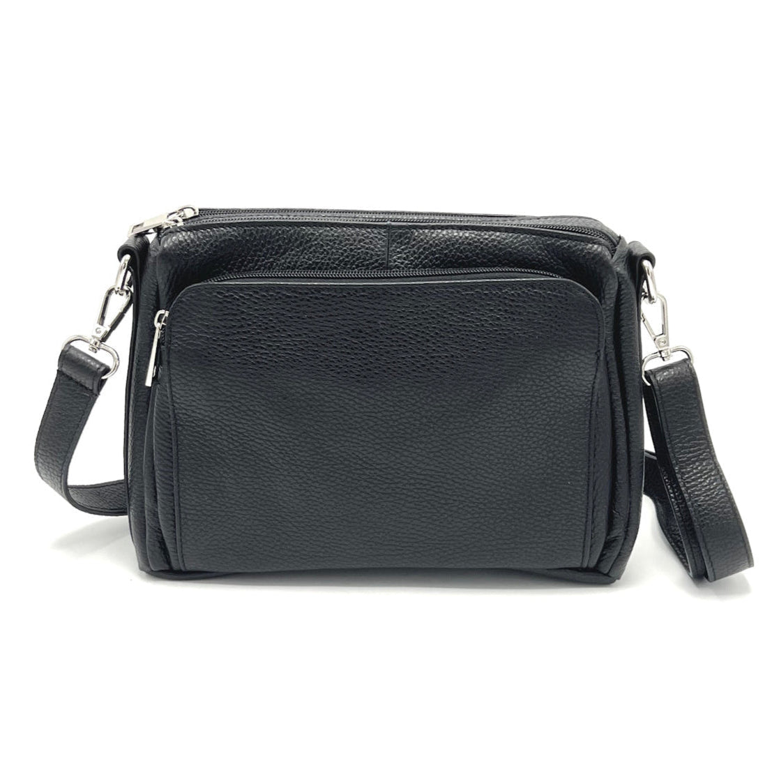 Genuine leather shoulder bag, Made in Italy, art. 112650