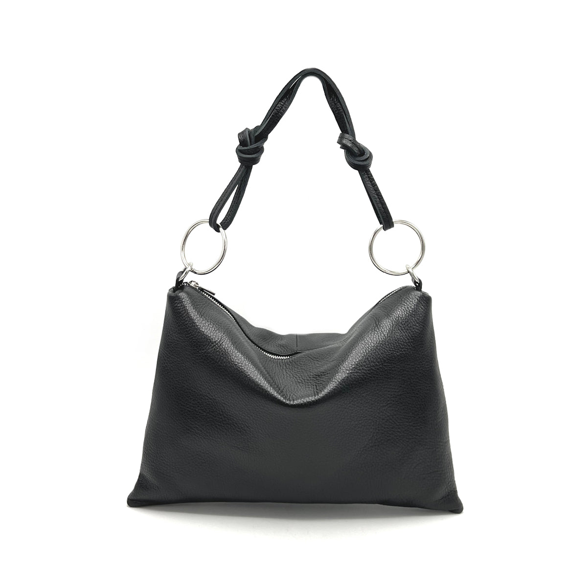 Genuine leather shoulder bag, Made in Italy, art. 112586