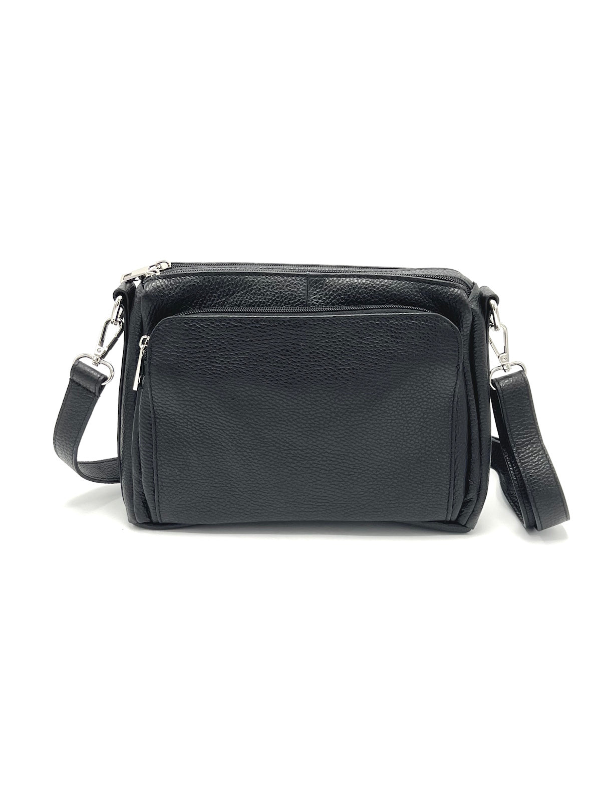 Genuine leather shoulder bag, Made in Italy, art. 112650