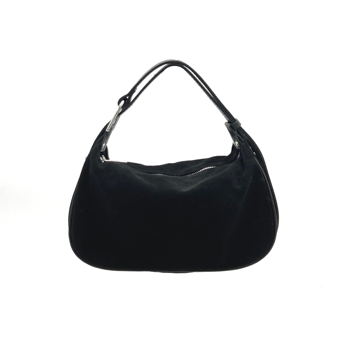 Suede leather shoulder bag, Made in Italy, art. 112649