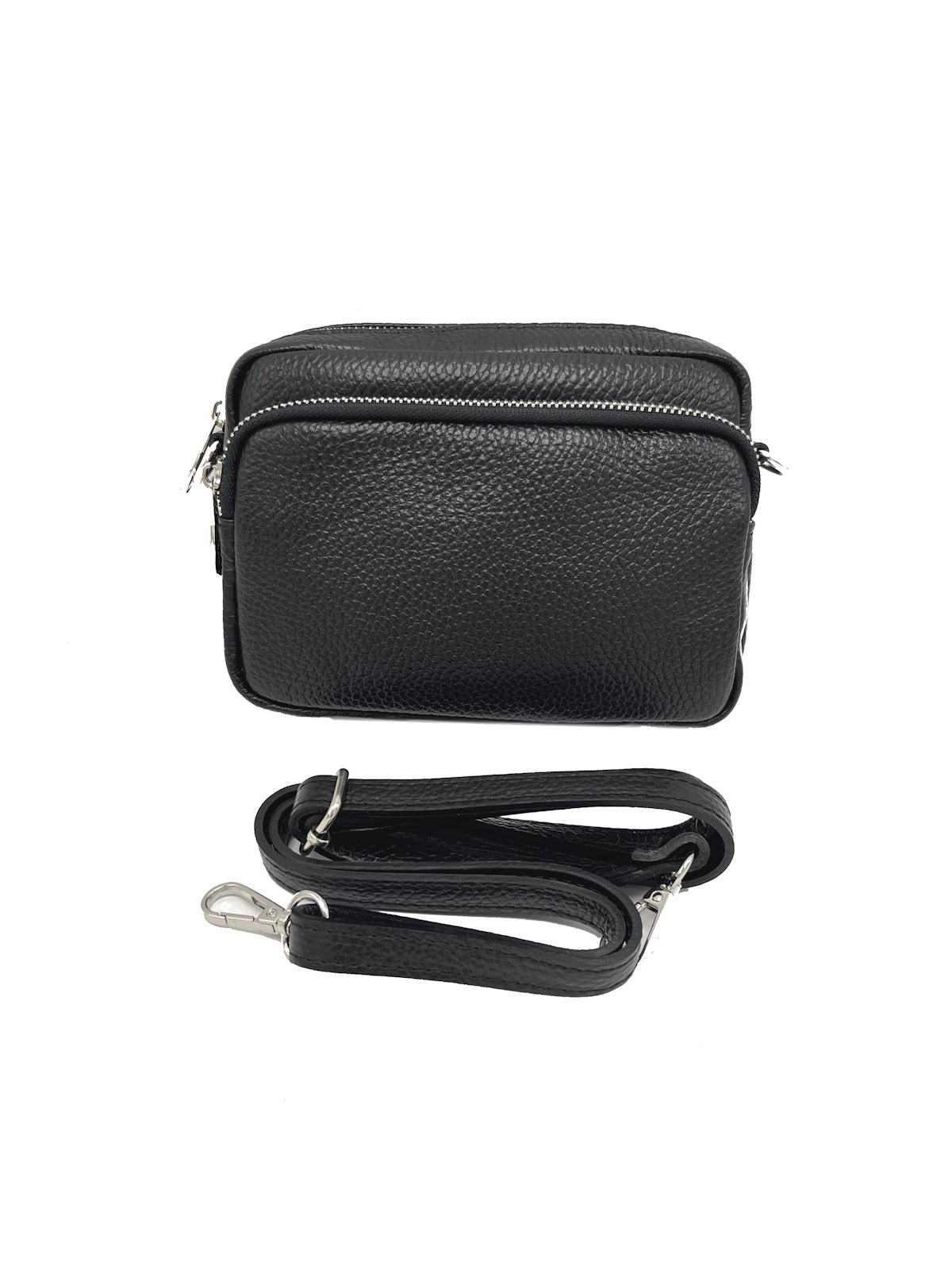 Women's Genuine Leather Shoulder Bag, Small Size, Made in Italy, art. 112424