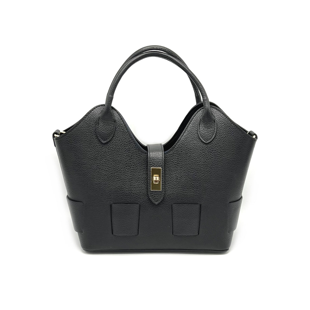 Genuine leather shoulder bag, Made in Italy, art. 112599