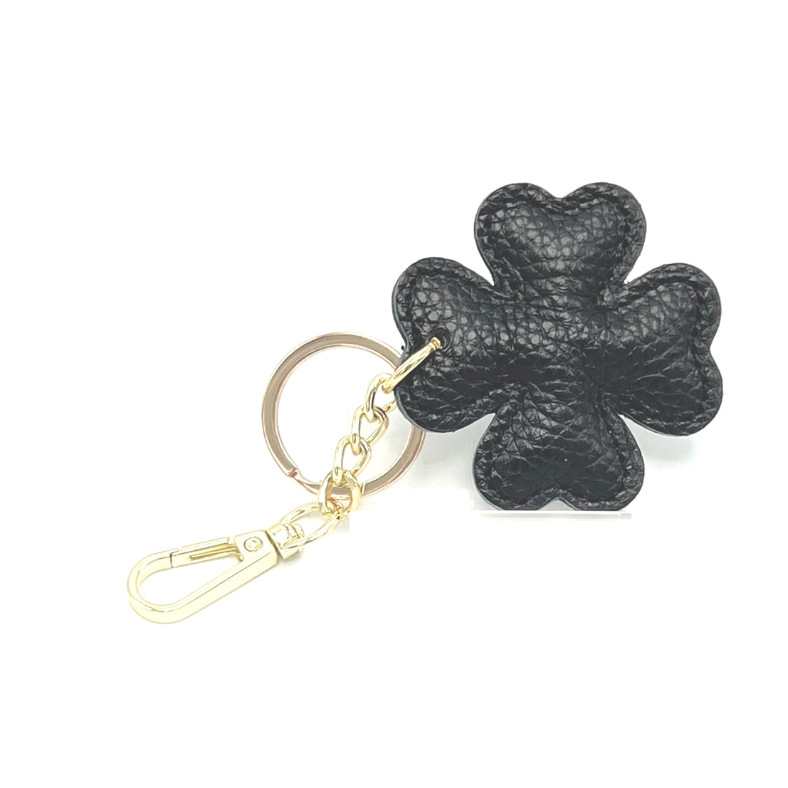 Genuine leather key chain, Lucky leaf, art. PO04