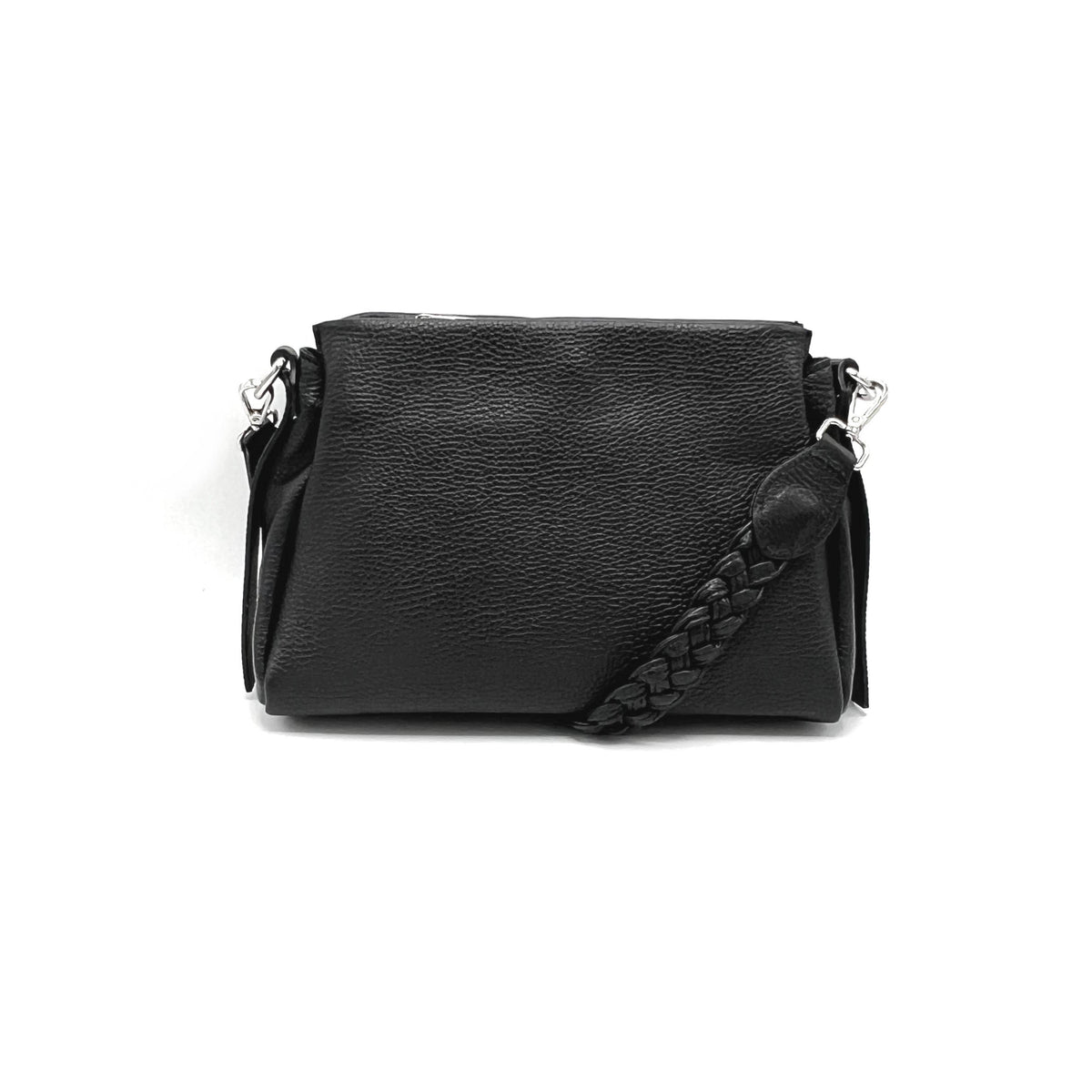 Genuine leather shoulder bag, Made in Italy, art. 112621
