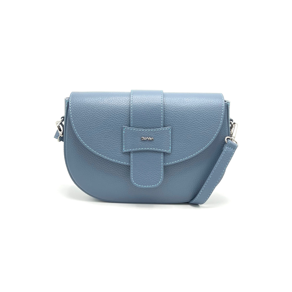 Genuine leather shoulder bag, Made in Italy, art. 112430GV