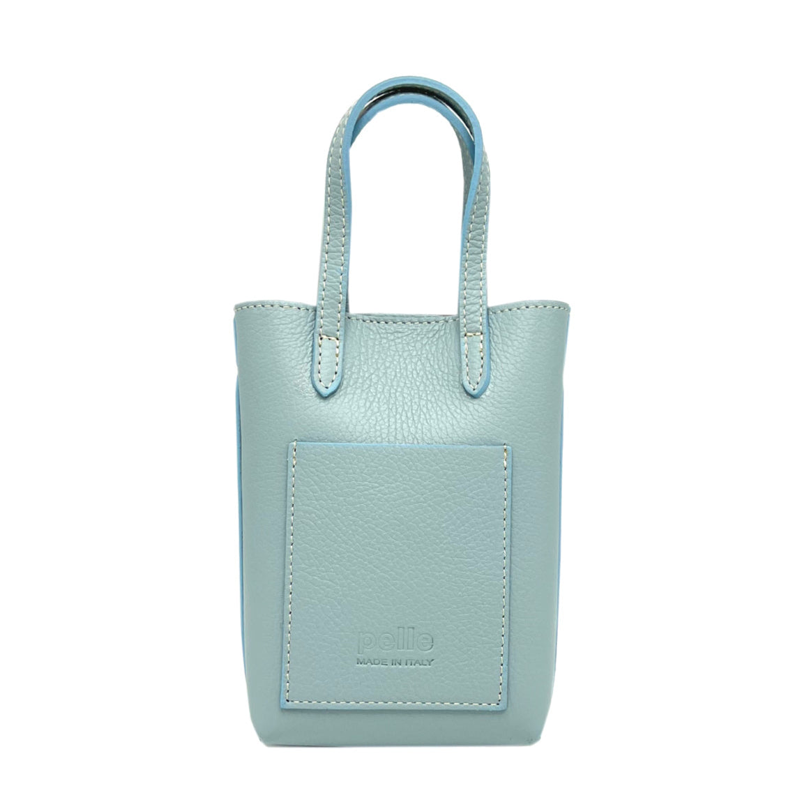 Summer collection, genuine leather phone bag, Made in Italy, art. 112561