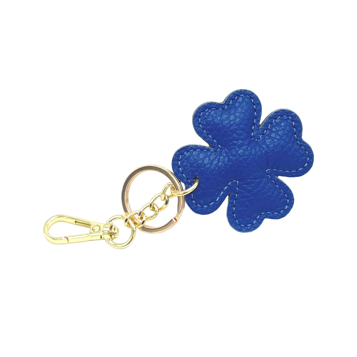 Genuine leather key chain, Lucky leaf, art. PO04
