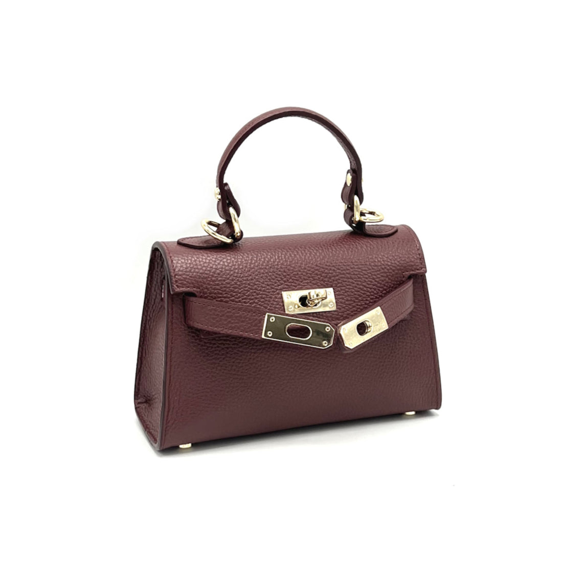 Genuine leather shoulder bag, Made in Italy, art. 112609