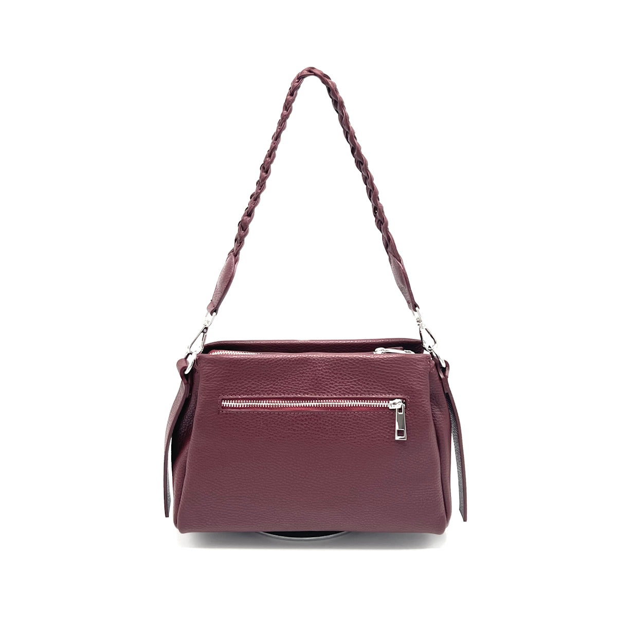 Genuine leather shoulder bag, Made in Italy, art. 112621
