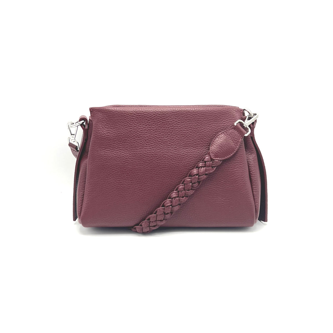 Genuine leather shoulder bag, Made in Italy, art. 112621