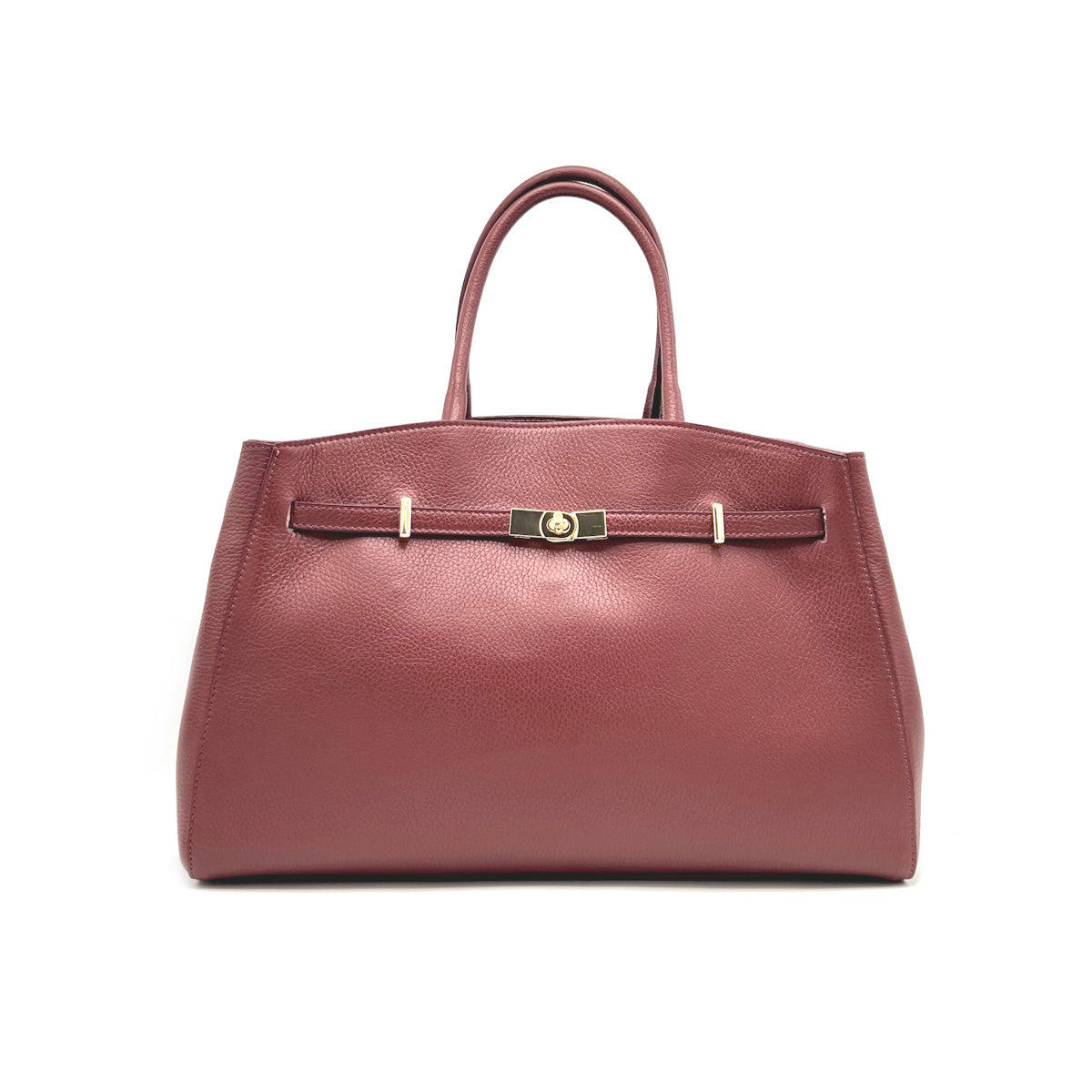 Genuine leather hand bag XL, Made in Italy, art. 112644