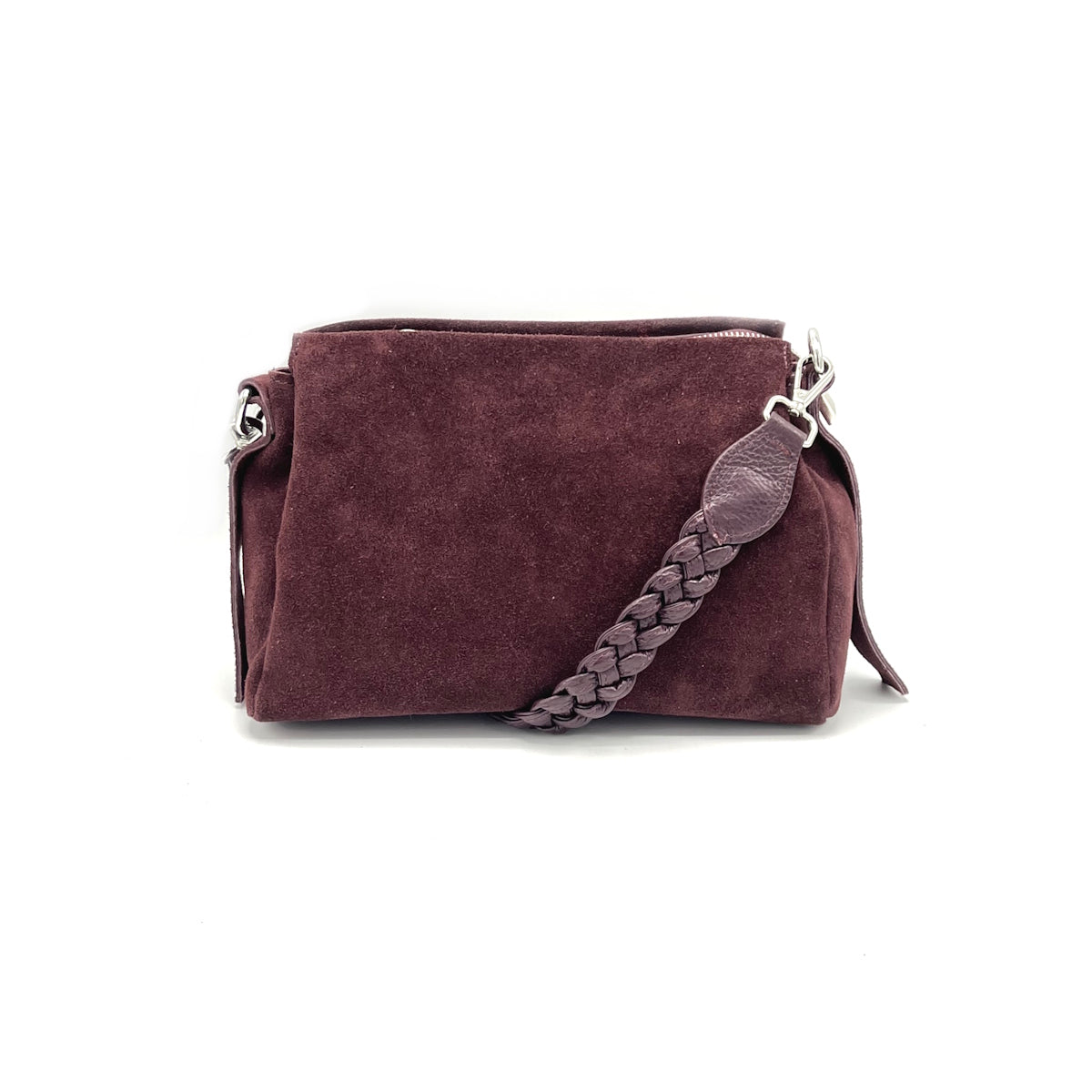 Suede leather shoulder bag, Made in Italy, art. 112622