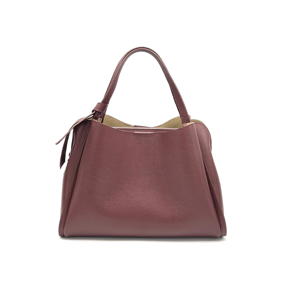 Genuine leather hand bag XL, Made in Italy, art. 112643