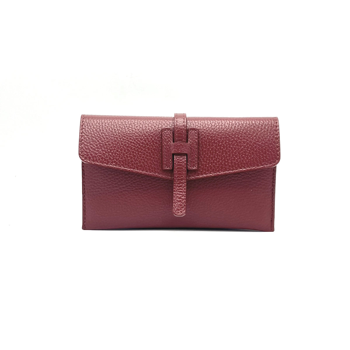Genuine leather mini clutch bag, Made in Italy, art. 112592