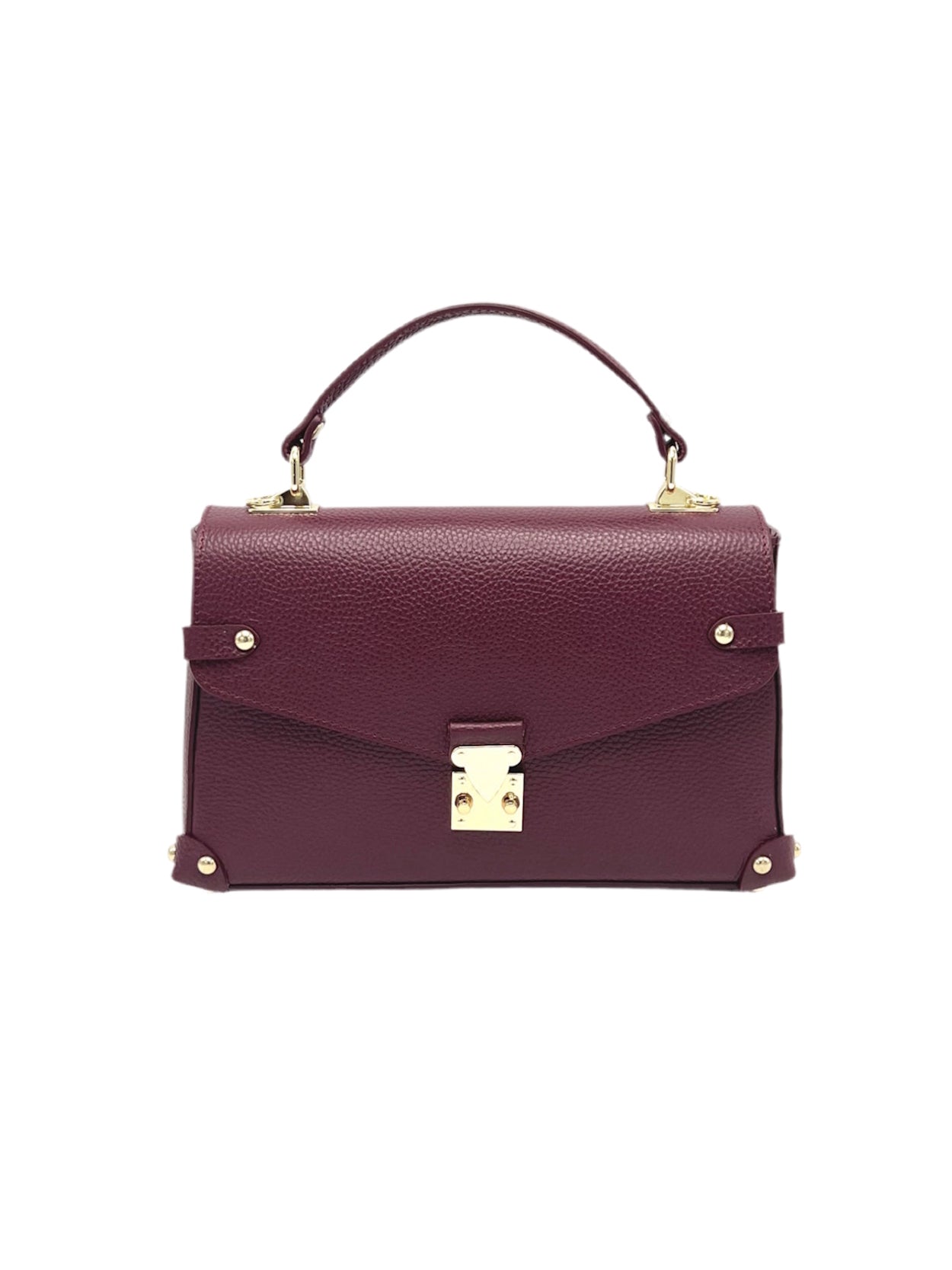 Genuine leather shoulder bag, Made in Italy, art. 112639