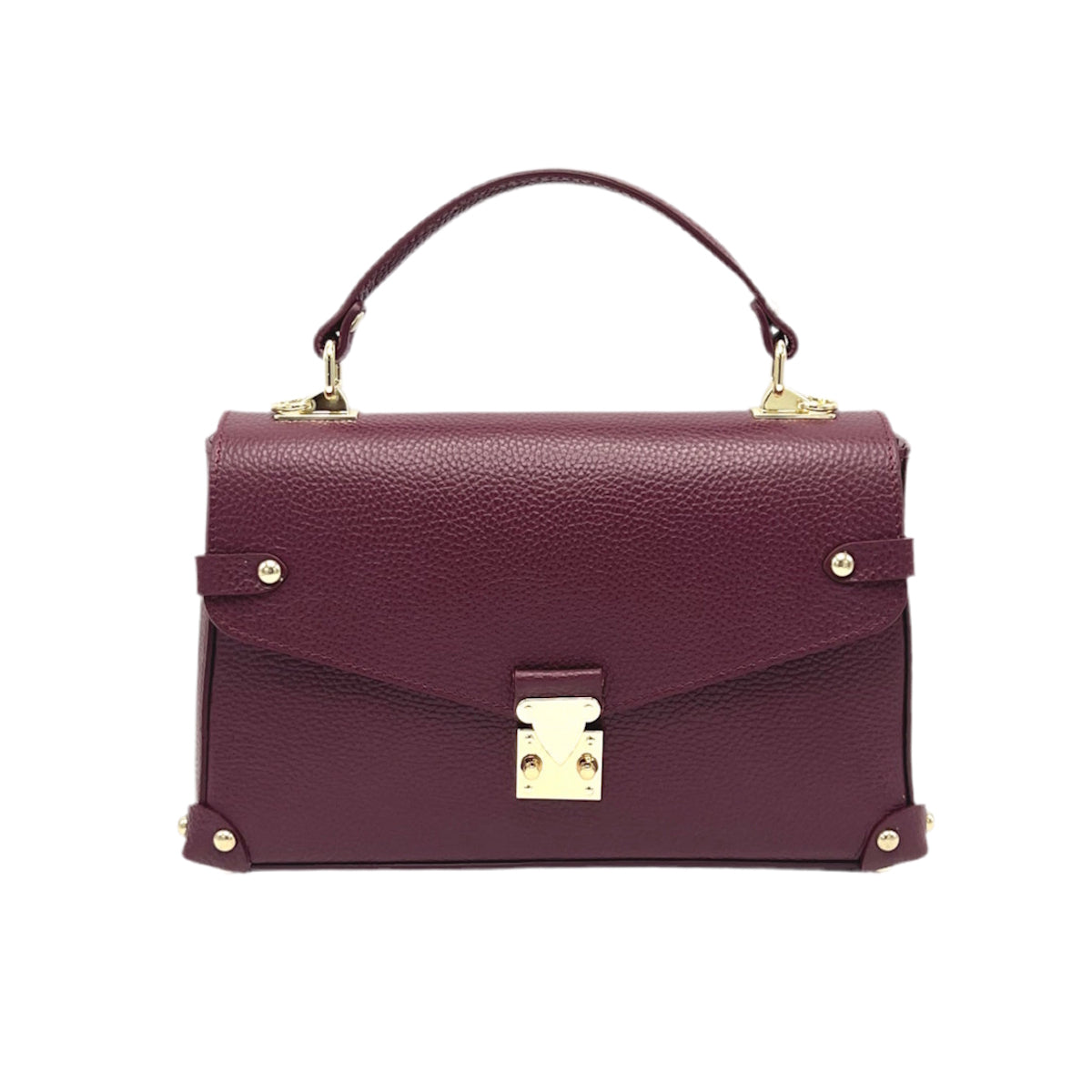 Genuine leather shoulder bag, Made in Italy, art. 112639