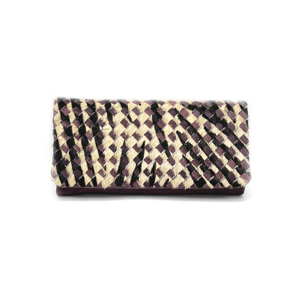 Wallet in washed leather, vintage effect, art. ZE1033