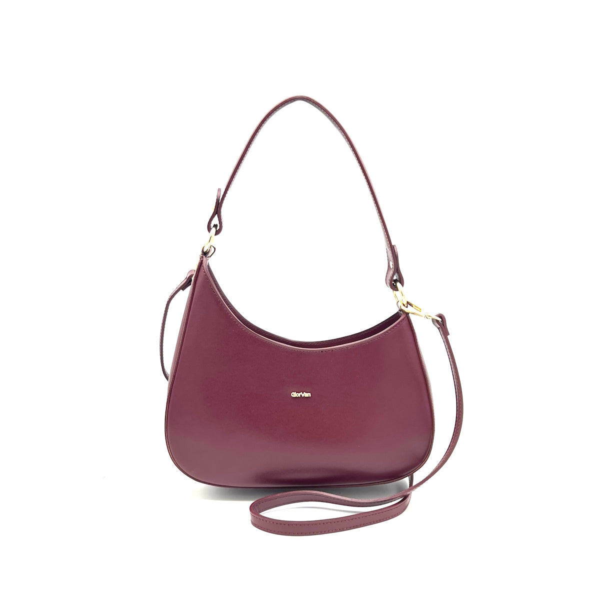 Genuine leather shoulder bag, Made in Italy, art. 112412GV