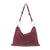 Borsa a tracolla in pelle scamosciata, Made in Italy, art. 112604