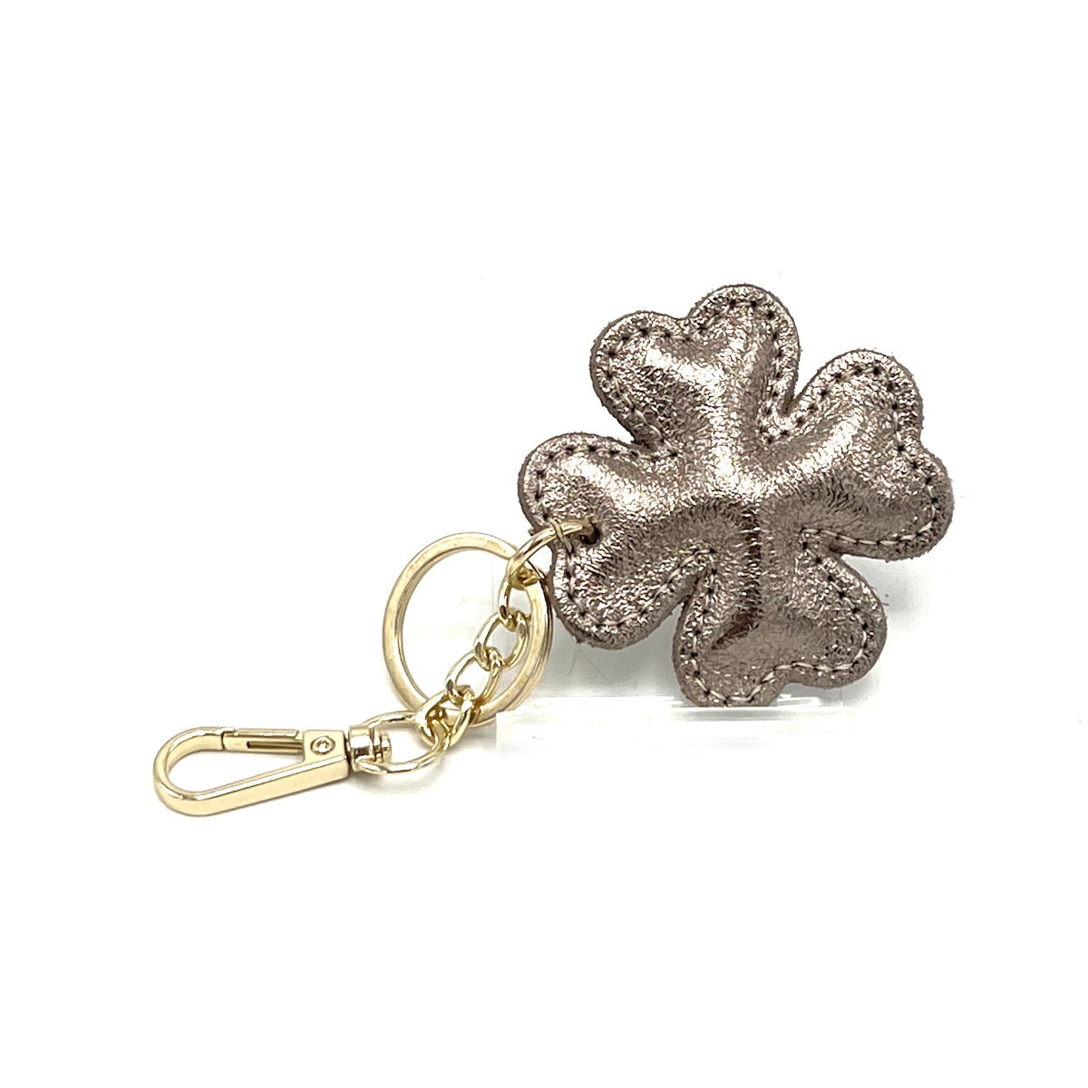 Genuine leather key chain, Lucky leaf, art. PO04LA
