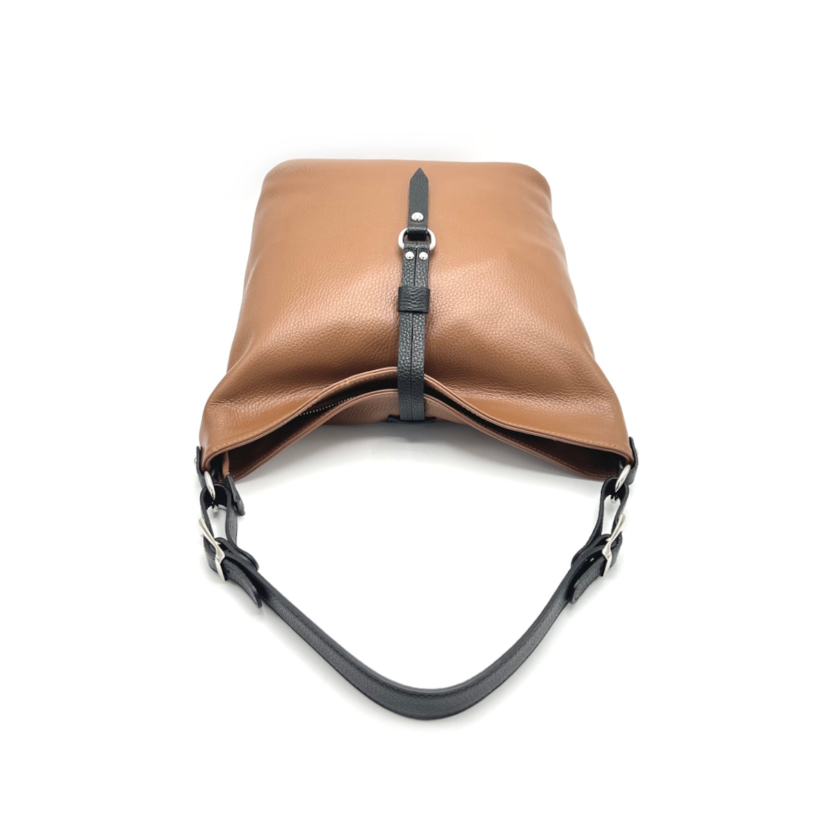 Genuine leather shoulder bag, Made in Italy, art. 112596