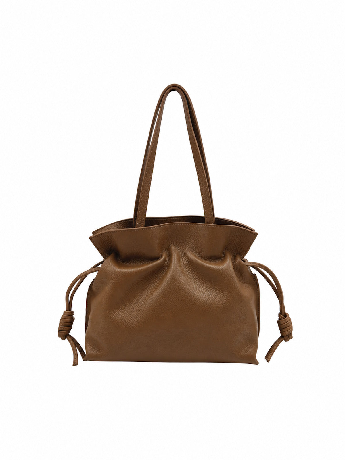Genuine Leather Drawstring Pouch – Hand Carry & Crossbody Bag, Made in Italy, art. 112790