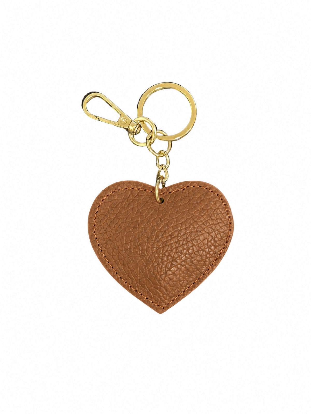 Genuine Leather Heart Keychain & Bag Charm, art. PO08