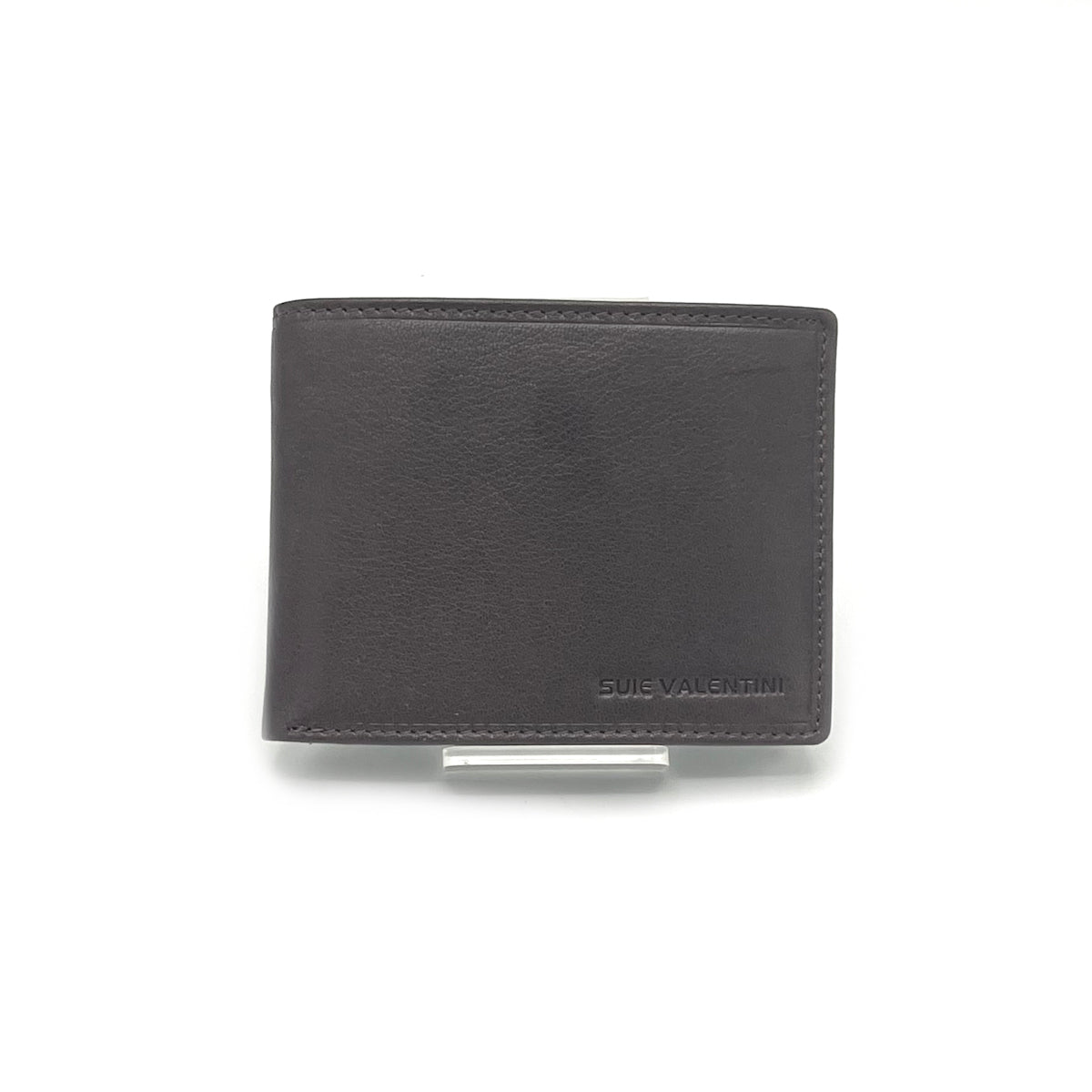 Classic genuine leather wallet for men, Brand Suie Valentini, art. 20292