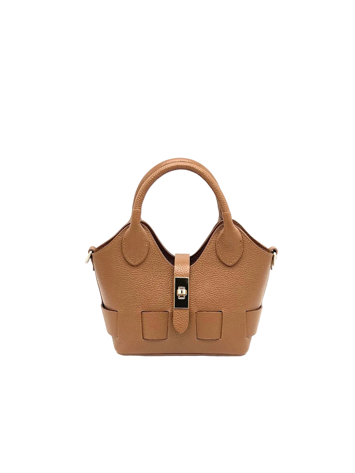 Borsa a tracolla in vera pelle, Misura piccola, Made in Italy, art. 112600